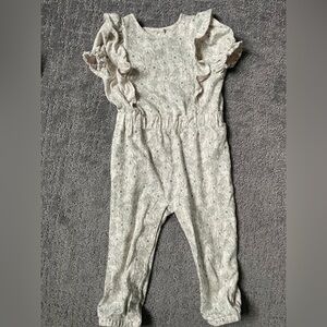 Amazon Essentials by Sofia Grainge Green Floral Print Sleeveless Outfit 2T